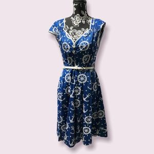Nautical Swing dress